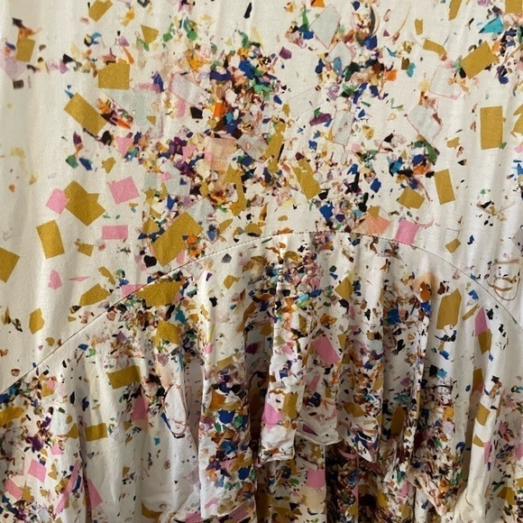 Cynthia Rowley Confetti Tiered Sleeveless Dress - Picture 5 of 6